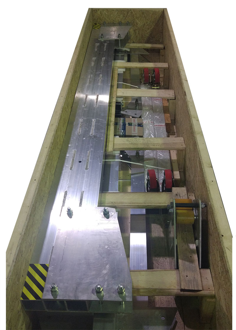 In spring 2019 our company shipped a cargo handling appliance with lifting capacity of 1 000 kg to Bangladesh
